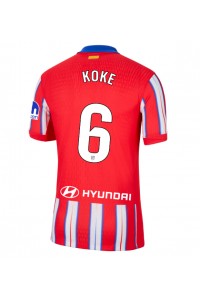Atletico Madrid Koke #6 Fotballdrakt Hjemme Klær 2024-25 Korte ermer